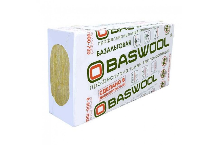 Утеплитель BASWOOL Фасад 140 1200х600х60 мм, 4 шт. уп