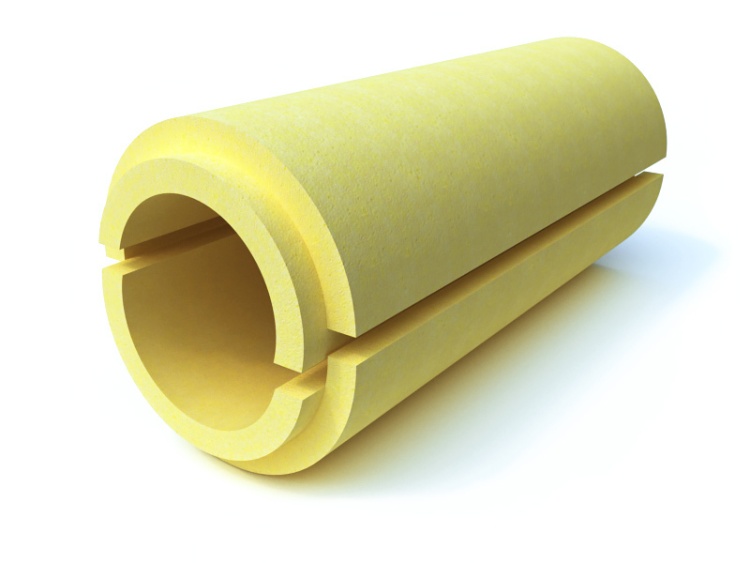 Скорлупа  для теплоизоляции труб ППУ С 1000х1020х50 мм