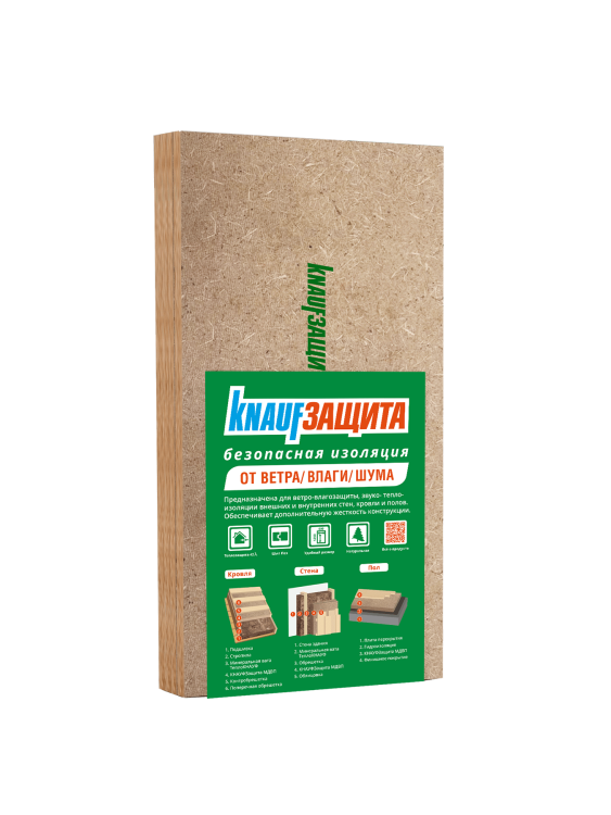 Кнауф МДВП KNAUF Защита для кровли 1250х600х22 мм. 4 шт. уп