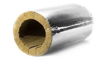 Цилиндр минераловатный ЭКОРОЛЛ КВ-100 ФА 1000х48х50 мм