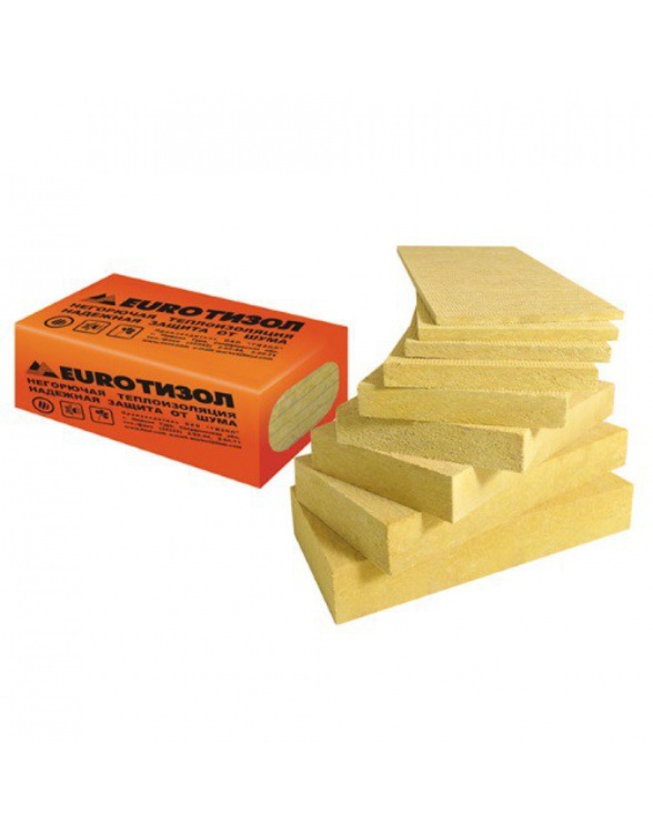 Утеплитель Тизол Евро-Руф 160 В 1000х600х80 мм, 3 шт. уп